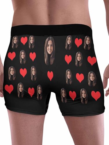Personalized Boxers for Men, Customized Long Underwear, Gifts for Boyfriend Husband XS-5XL3