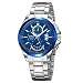 Produktbild Leey Uhren für Herren Damen Mode Klassisch Analog Quartz Armbanduhr Casual Elegant Business Britischer Artart Armbanduhren Edelstahl Wertvolle Uhr (Blau)