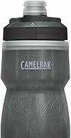 Vista 4 de CamelBak Podium Chill Bike - Botella de agua aislada para apretar, color negro, 21 onzas