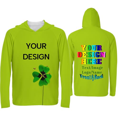 Custom UV Shirt - Personalized Sun Shirts | Lightweight Sun Protection Hoodies | Gift for St. Patrick's Day