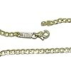 Cadena-barbada-maciza-de-oro-amarillo-de-18k-de-3mm-de-ancha-y-60cm-de-larga-Cierre-mosqueton
