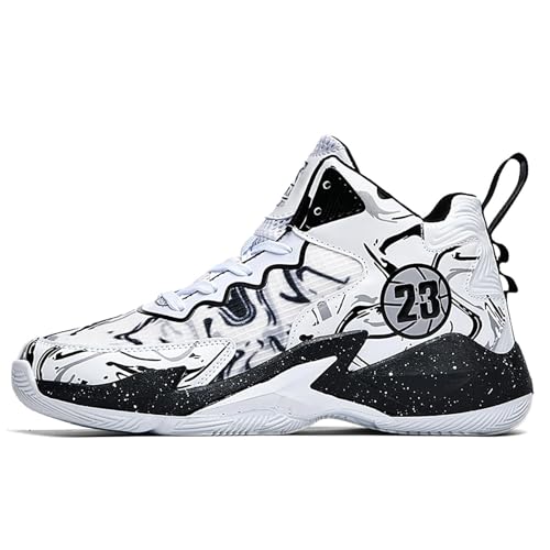 Image of Men's Basketball Shoes Fashion Printed Sneakers