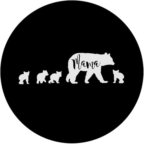 Miniatura 3 de PopSockets de regalo para mamá con 4 cuatro cachorros