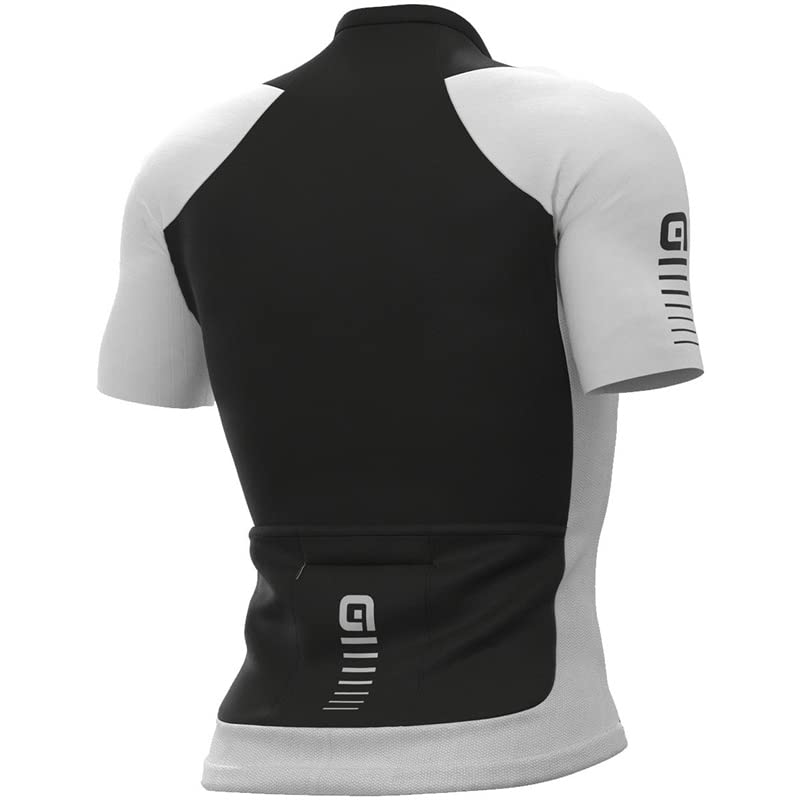 Maglia da Ciclismo da Uomo con 3 Tasche, Traspirante e con Schermo Solare, ad Asciugatura Rapida,