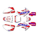 Red, White & Blue Shift Graphics Kit fits 04-05 Honda Crf250R CRF 250 250R Shroud Decal