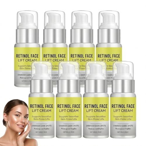 Crema facial con retinol que reduce las manchas de pigmento, crema hidratante antienvejecimiento, suero antimanchas y arrugas, suero de retinol lifting, crema hidratante reafirmante y lifting (8
