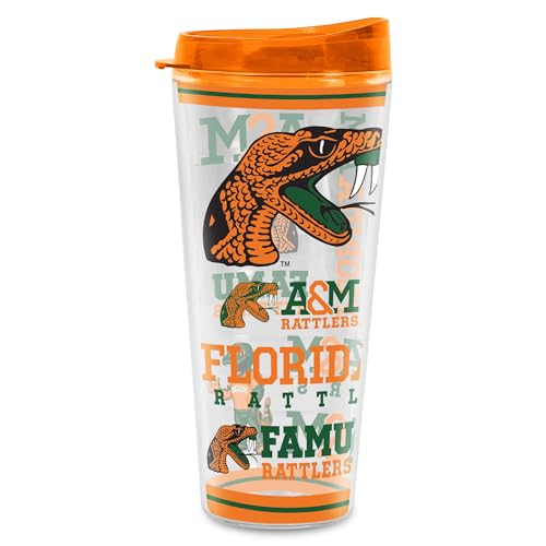 Image of Rico Industries NCAA College Double Wall Mayhem 16oz Or 20oz Tritan Tumbler W Lid