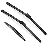 Fabysky 3 wipers Replacement for 2007-2012 GMC Acadia 2007-2010 Saturn Outlook, Windshield Wiper Bla