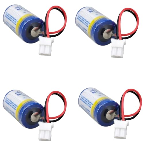 YICUAA�i4����jER14250 3.6V 1200mAh���`�E���d�r 1/2AA LS14250�����p�o�b�e���[�i5264���v���O)