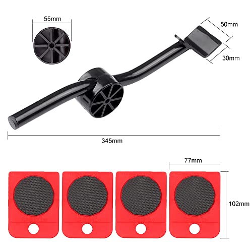 Kit de movimentação de móveis pesados Easy Mover Appliance Roller Lifter Sistema de movimentação com