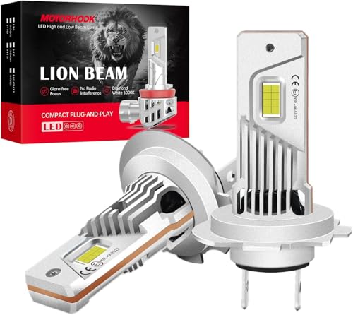 Bombilla halógena H7 para coche, extrabrillante, 12 V, 55 W, 5000 K, luz blanca, con autorización, 2 unidades (6500 K, H7)