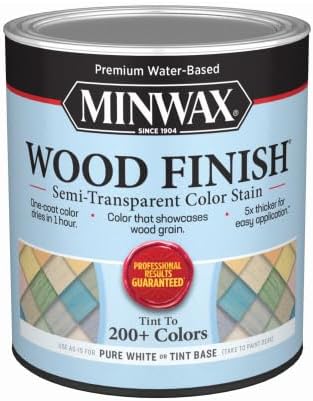 Minwax Wood Finish Semi-Transparent Color Stain, Tint Base, Quart