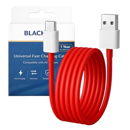 Image of Blackwik 80W USB to Type C Charging Cable Compatible with Oneplus devices