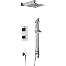 Bristan COBALT SHWR PK Complete Recessed Dual Control Shower Pack, Chrome