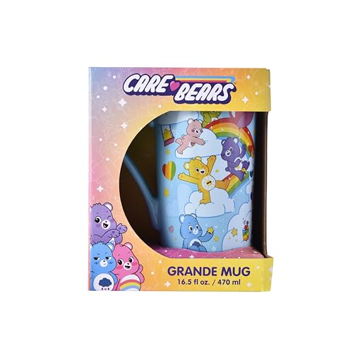 Pyramid International Care Bears, Rainbow Friends, Classic 80s, Taza De Cerámica Grande Para Capuchino, 470 Ml, Talla Única