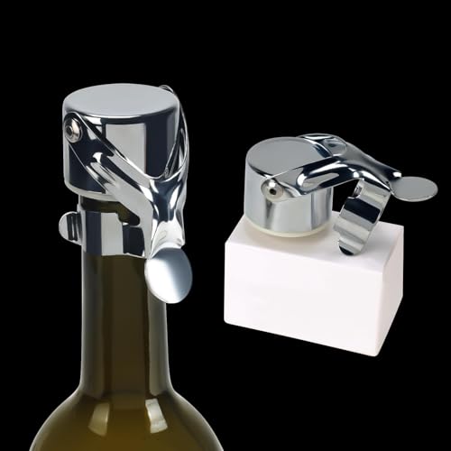 Minnhua Tappo per Spumante tappo spumante in acciaio inox tappo champagne tappi bottiglie vino tappi per bottiglie di vino tappo per bottiglia vino tappi bottiglie chiudi bottiglia vino
