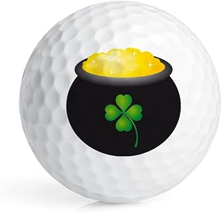 CafePress Lucky Leprechaun Gold Kettle Novelty Golf Balls (Pk of 6)