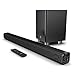 Produktbild MAJORITY K2 Bluetooth Soundbar Mit Wireless Subwoofer für TV | 150W, 2.1 Channel, HDMI ARC, Filme, Sport, Musik, Fußball, AUX Playback K2 Sound bar | Soundbar für TV Geräte | Black