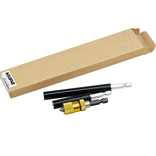 Kaifnt K406 Magnetic Bit Holder Set With Guide Sleeve And Adjustable Depth Magnetic Tip, 3-Piece #TOP4