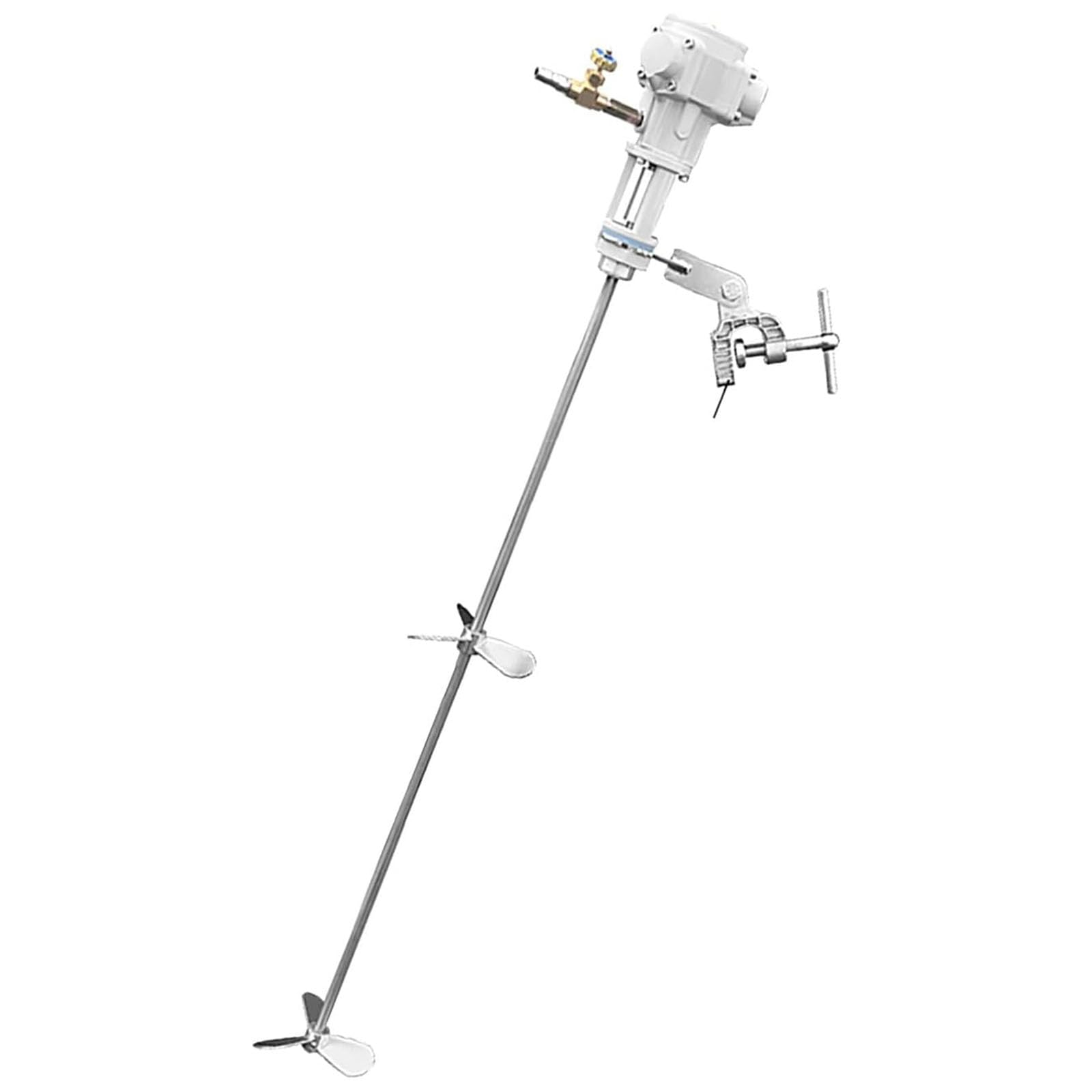 Mezcladora De Pedestal De 25 Galones, Agitador De Cubeta De 1/4 HP, con Varilla Agitadora De Acero Inoxidable Extendida De 1 M E Impulsor, para Mezclar Pintura