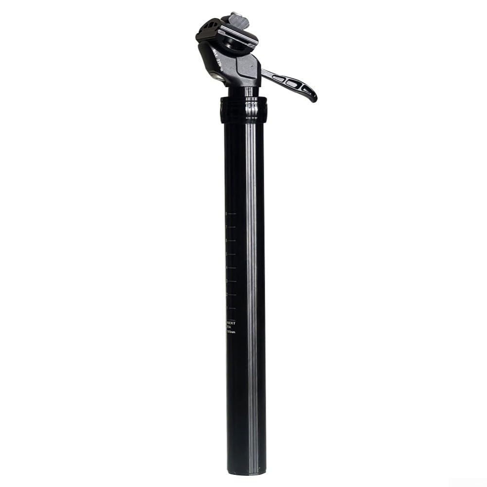 HpLive 27.2/28.6/30.4mm Verstellbar Fahrrad Sattelstütze mit Federung 125mm Hub Hydraulische Dropper Sattelstütze(30.4 * 125mm Travel)