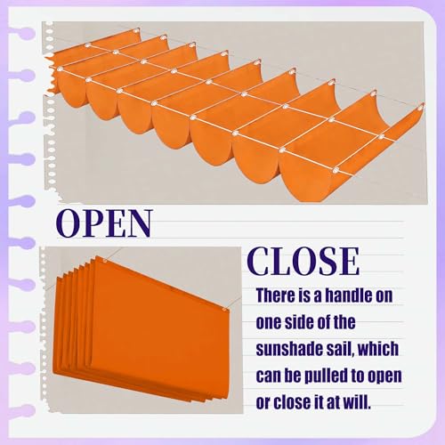 Filet dombrage rectangle avec oeillets pour bloquer la chaleur sur la terrasse