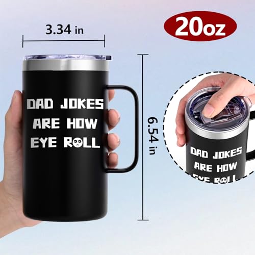 Lifecapido Presentes engraçados de Dia dos Pais para Papai, Caneca de Café Piada do Pai, Presentes N