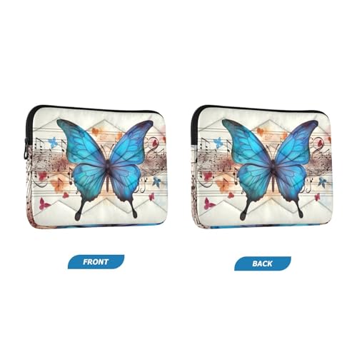 Funda para portátil de 13 a 14 pulgadas con diseño de notas musicales miniatura 2