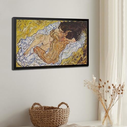 Impression sur toile d'art Egon Schiele grand cadre de qualité