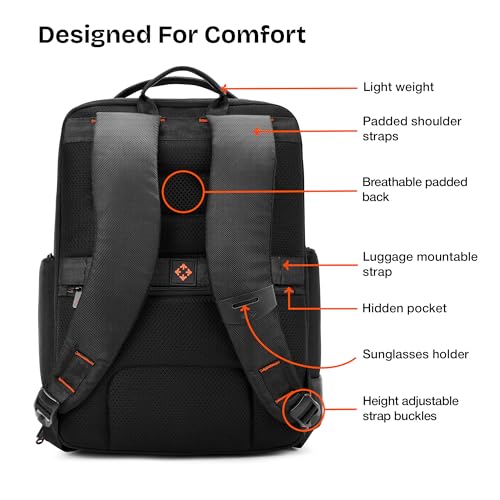 Image of Nasher Miles Backpack Fits 15.6 Inch Laptop, Premium Durable Bag| Multipurpose Laptop Backpack | Ideal for College, School, Office, Travel | Men, Women, Boys, Girls