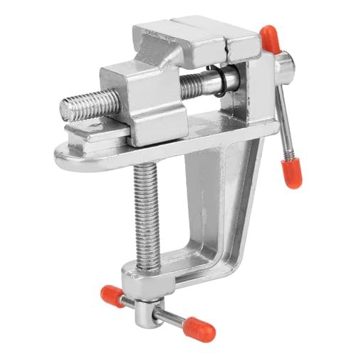 ミニフラットプライヤーViseクランプテーブルアルミニウム合金テーブルバイスツールホームファクトリー用のコンパクトライトウェイト360度回転