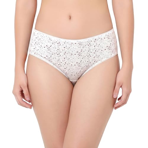Image of juliet Cotton Hipster Premium Panties Set of 5 Full Coverage Stretchable Fabric