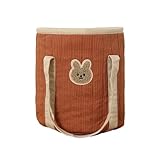 Generic おむつバッグ 軽量コットン – 多機能収納 スプラッシュプルーフ素材 旅行や外出に