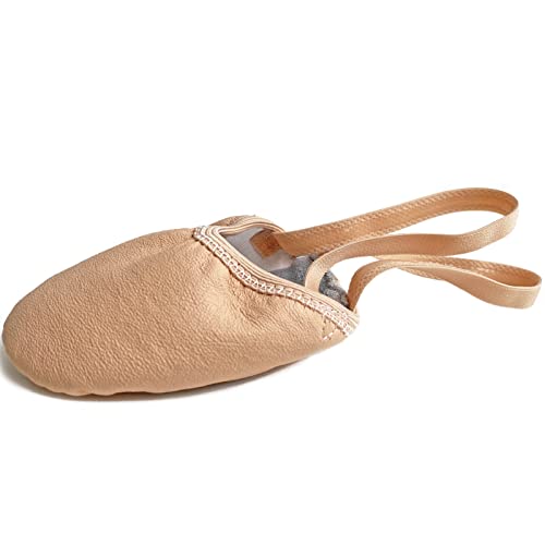 DANCEYOU Pirouette Lyrical Leather Half Sole Ballet Jazz Contemporary Practice Turning Dance Shoes Girls Women Boy Men2