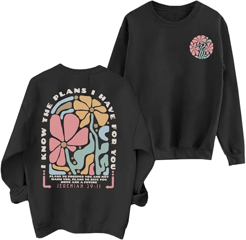Christian Sweatshirts for Women Jesus Faith Pullover