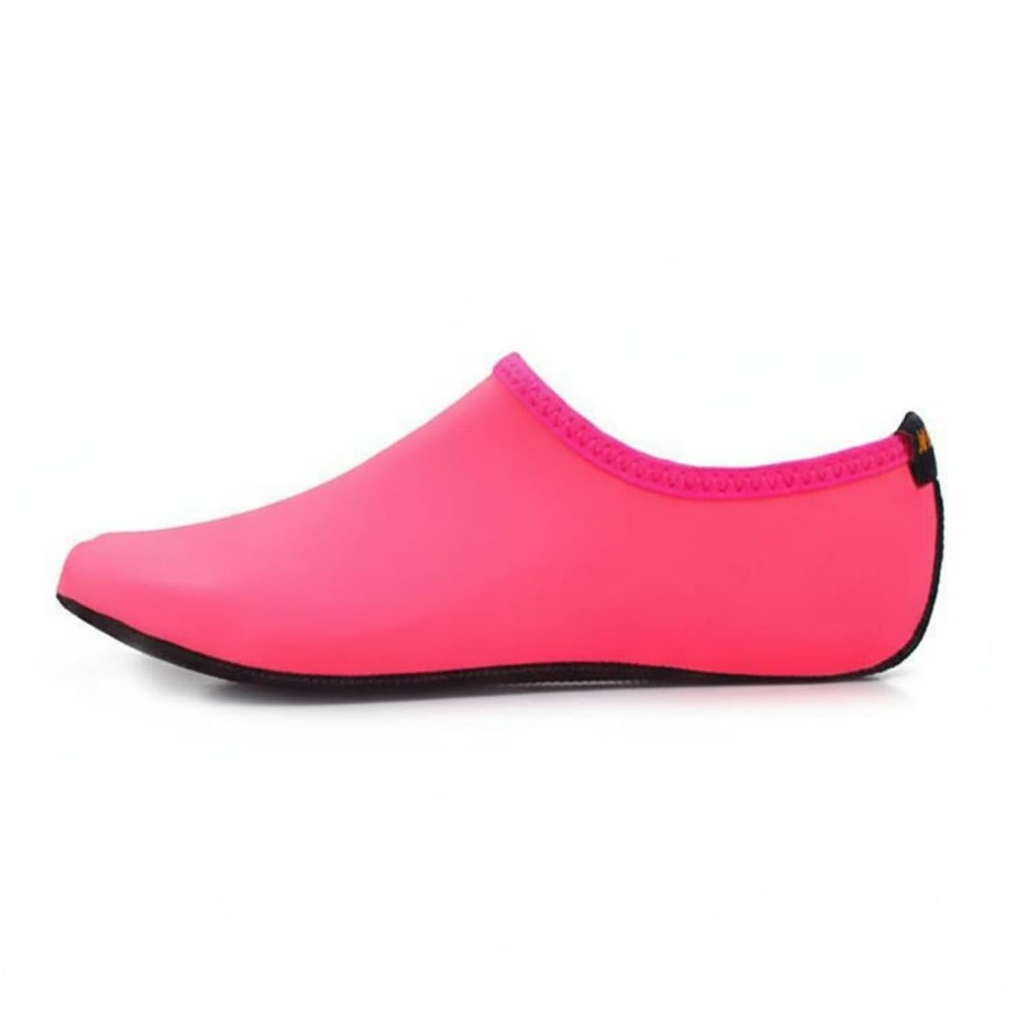 UJEAVETTE Breathable Quick-Dry Water Socks Safeguarding Sole Non-Slip Beach Shoes Wear-Resistant Barefoot Swim Shoes Lightweight for Divers, Surfers, Yogis, Diving, Surfing, Swimming Pool, Pink, M-picture-8