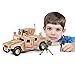 Sunny Days Entertainment M1114 Up-Armored Humvee – Vehicle Playset with Action Figure and Realistic Accessories | 9 Piece Military Toy Set for Kids – Elite Force