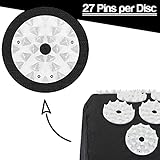 Komodo Acupressure Mat with Pillow & Ball Acupuncture Pin Massage Set (Black) - Image 2