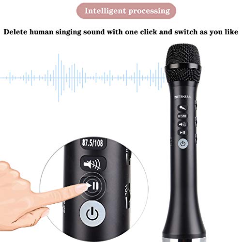 Retekess TR617B Draadloze Microfoon met Bluetooth DSP Sound Handmicrofoon met Draadloze Opname 4000mAh-batterij - Image 4