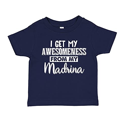 I Get My Awesomeness from My Madrina Baby Bodysuit One Piece Toddler T-Shirt Spanish Godmother Present