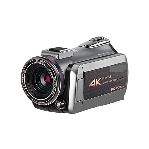 Zoom digitale: 64X JOJIDE Vlog Camera, Vlog Camera Camcorder 4K Professionale 64X Zoom Digitale IR Visione Notturna for Blogger Video Riprese(Standard)