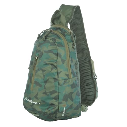 Image of Eddie Bauer Stowaway Packable Sling Bag | Travel | Outdoor | Lightweight | Compact | Ripstop Nylon, Sprig Green-10L