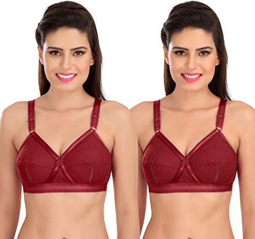 Image of SONA Perfecto Plus Size Cotton Bra for Woman Full Coverage Pack of 1
