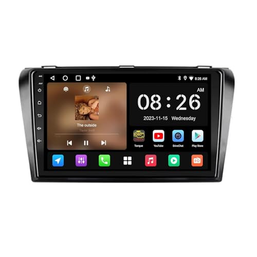 GPS voiture pour Mazda 3 BK 2003-2009 avec autoradio tactile et console 3D