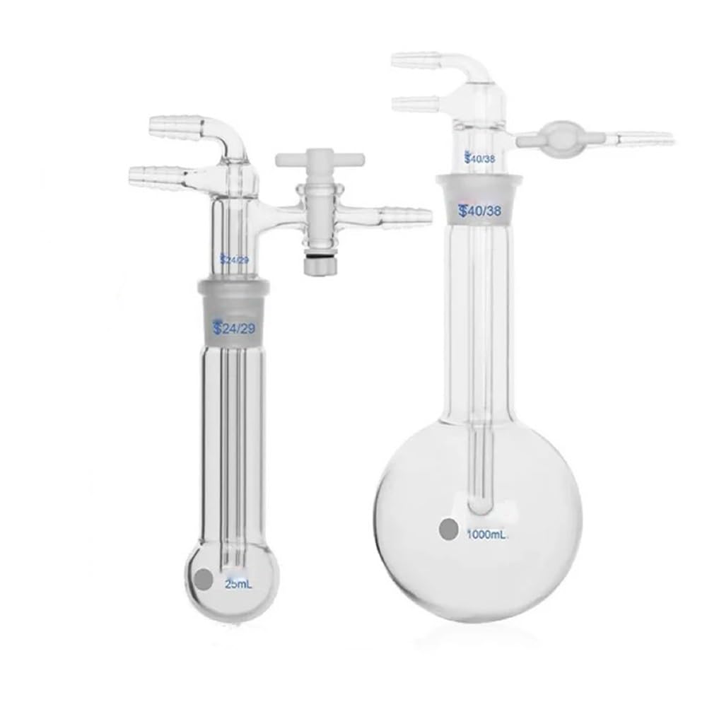 Urządzenia i wyposażenie laboratoryjne 25 ml/50 ml/100/250 ml/500 ml/1000 ml, mikrourządzenie laboratoryjne, pogrubione szkło, naczynia szklane sublimatorowe (1000 ml Grinding 24)