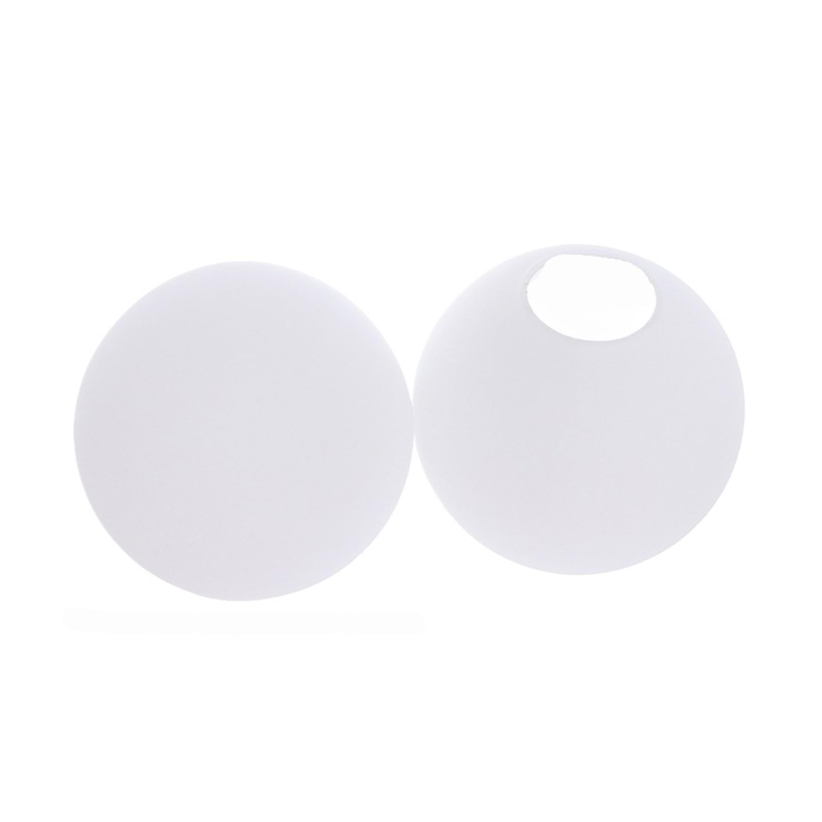 Eezii A7 White Glass Lamp Shade, Milky Globe Lampshades Fitting Lamp, D/6/8/10Cm/D12/13Cm D15cm Round Light Cover