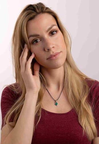 Collier pendentif PIARA argent 925 hypoallergénique contre les reflets ternes