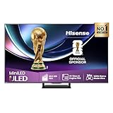 Hisense TV 75'' Mini-LED 165Hz 4K 2025 75U72Q PRO, Smart TV VIDAA U9 con 1000+APP, Dolby Vision IQ, HDR 10+ Adaptive, 165Hz Game Mode Ultra, Dolby Atmos 2.1.2 con Subwoofer, Alexa Built-in, 75''