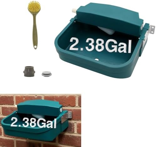Automatic Dog Water Dispenser 9L Wall-Mounted Pet Waterer