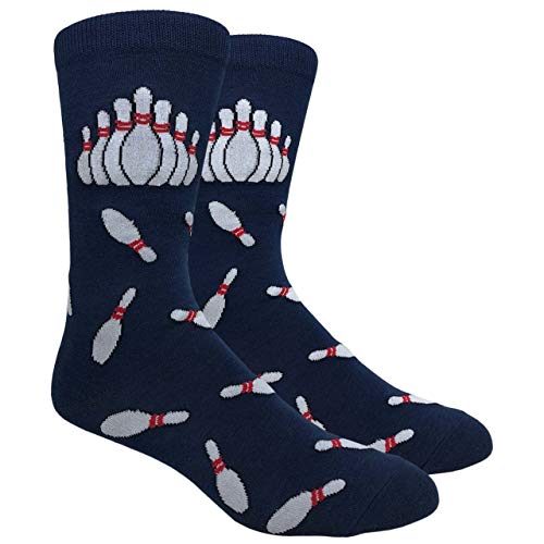 Mens Novelty Bowling Pins Socks